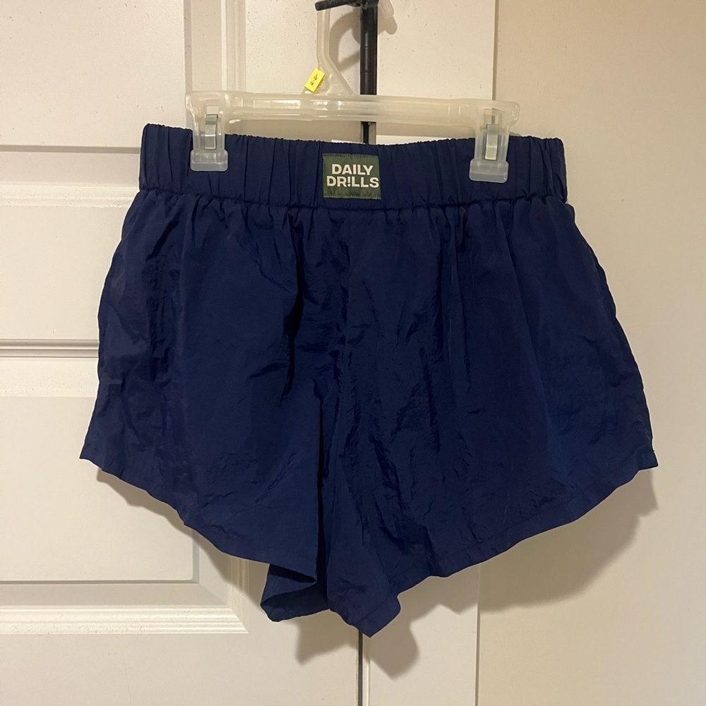 Daily Drills Navy Athletic Shorts Lightweight and Comfortable